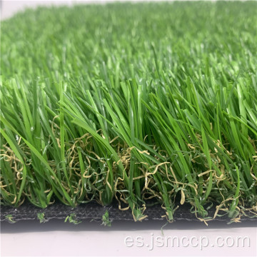 Color verde Paisaje de hierba artificial para la decoración del jardín